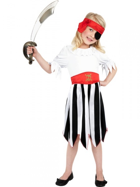 Dětský kostým Pirátka - šatičky